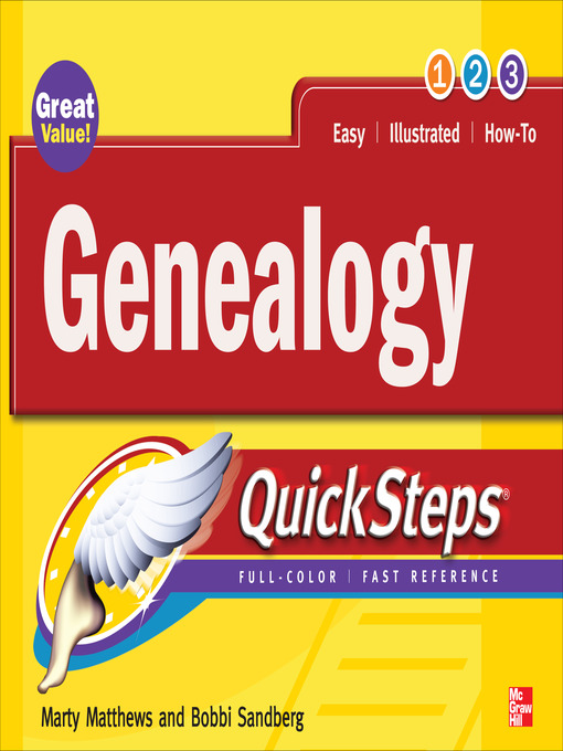 Title details for Genealogy QuickSteps by Marty Matthews - Available